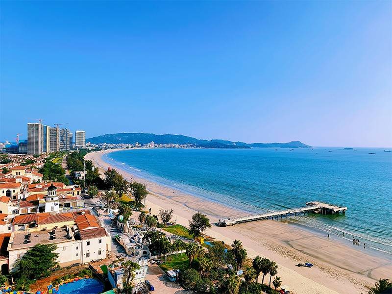 【5月平日周六不加价】￥199元起入住惠州双月湾万科二期湾景/侧海景二房一厅套房，风格景观随机安排，可住4人！可加价升级23线海景房