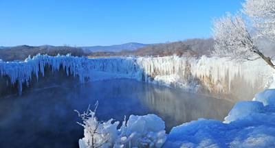 滑雪,俄罗斯主题伏尔加庄园,长白山天池,5星长白温泉,镜泊湖瀑布跳水