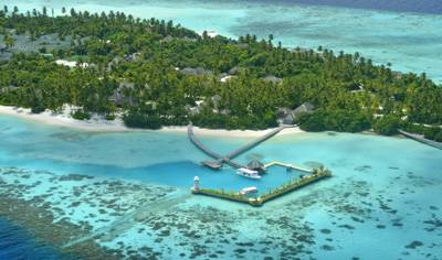 马尔代夫瓦度岛全景