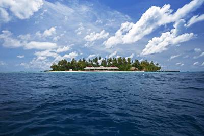 马尔代夫瓦度岛全景