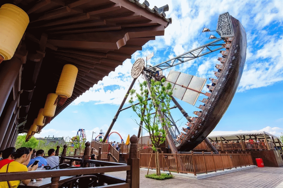 大唐水师打造的 战舰, 是这里独一无二的