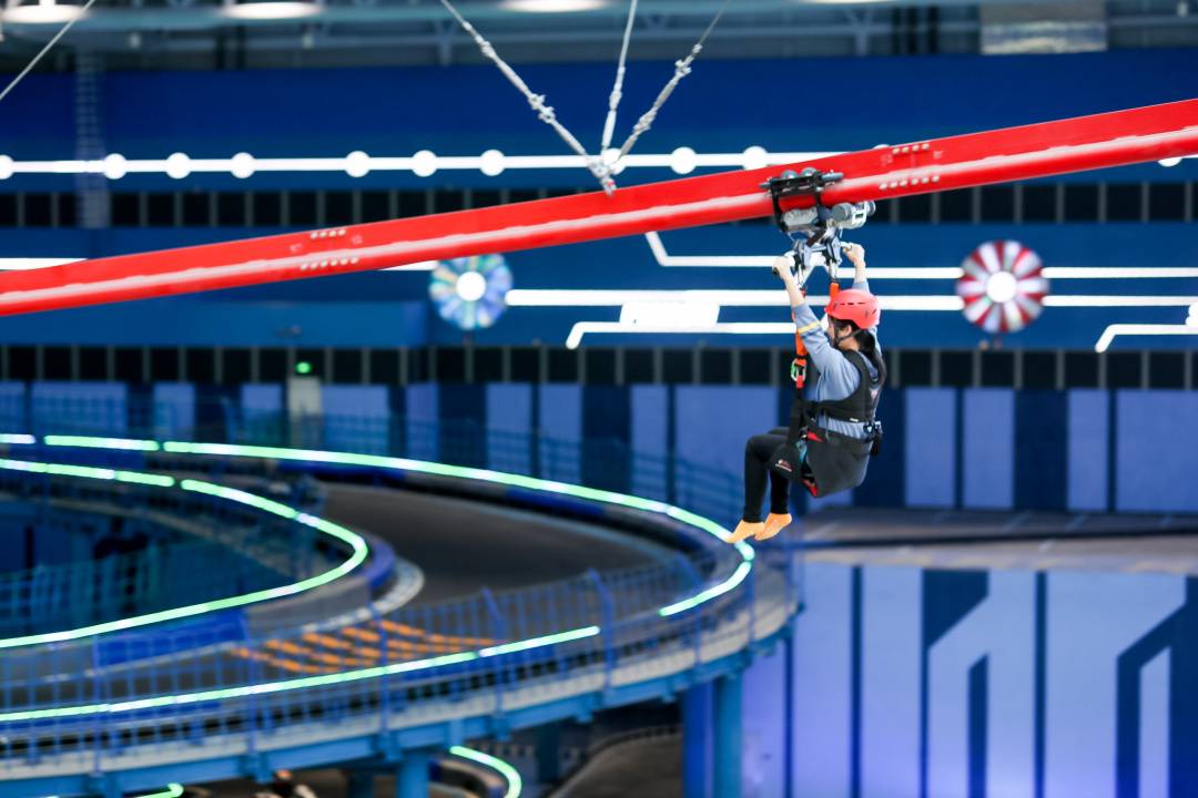 【广州花都】暑期专场!199元抢融创体育世界1大1小亲子四项票(功夫学堂+蹦翻天+欢乐碰碰+超越极限)带孩子嗨翻整个假期~