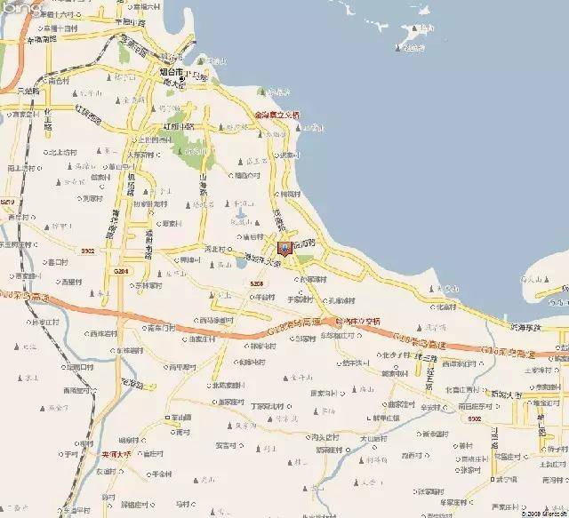 《阳光海岸 仙境烟台》手绘版地图
