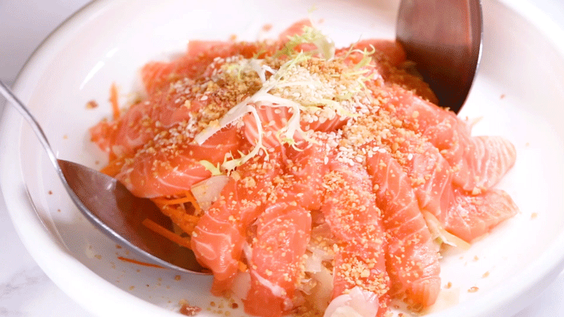 三文鱼) 招牌盐焗鸡 白灼时蔬 养颜红枣糕 矫朗掣咔gif用食盐制作的