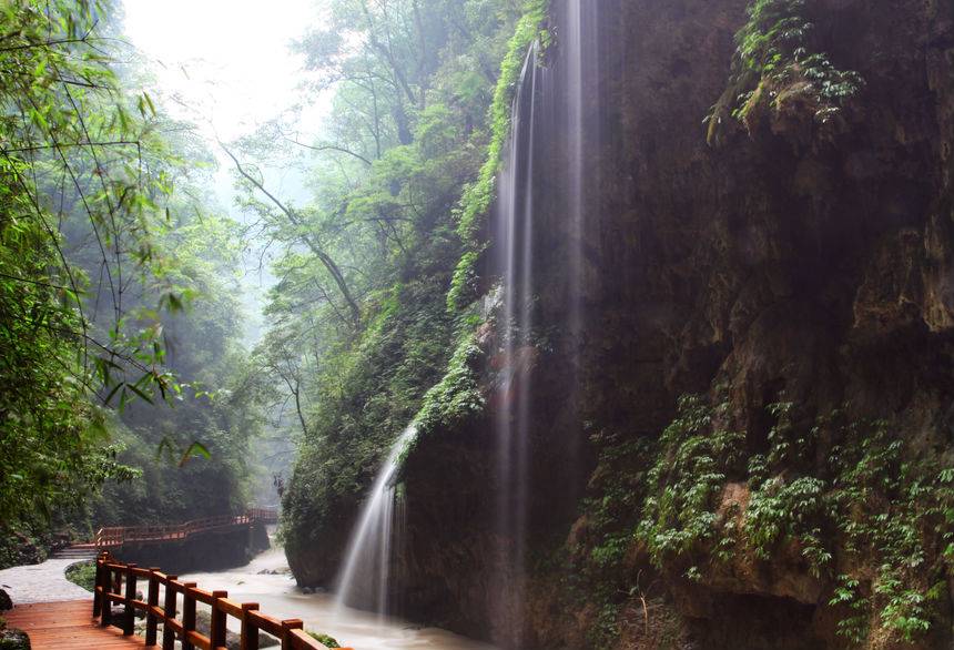 l重庆市万盛区黑山镇黑山谷景区