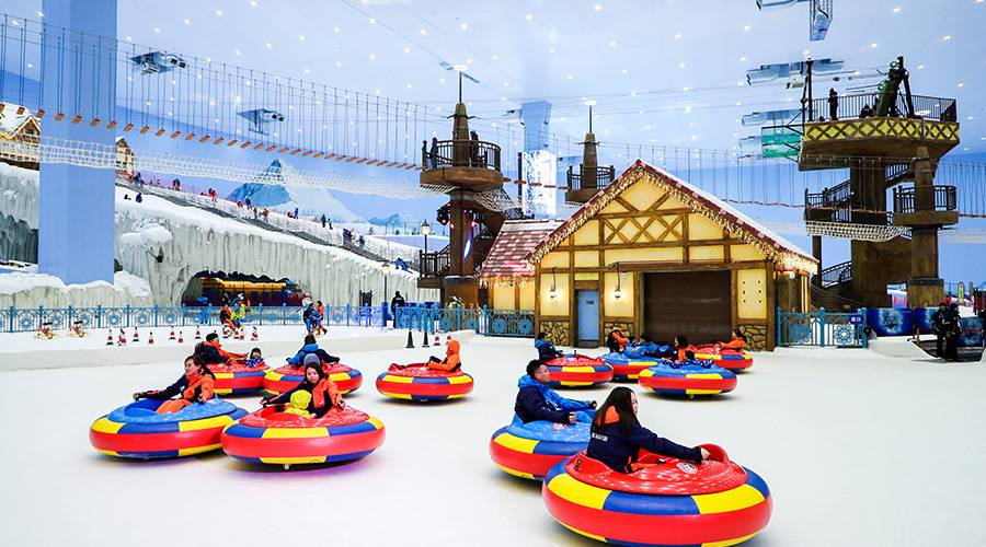 广州融创雪世界4小时滑雪+娱雪通玩票（提前一天，指定日期场次预订）