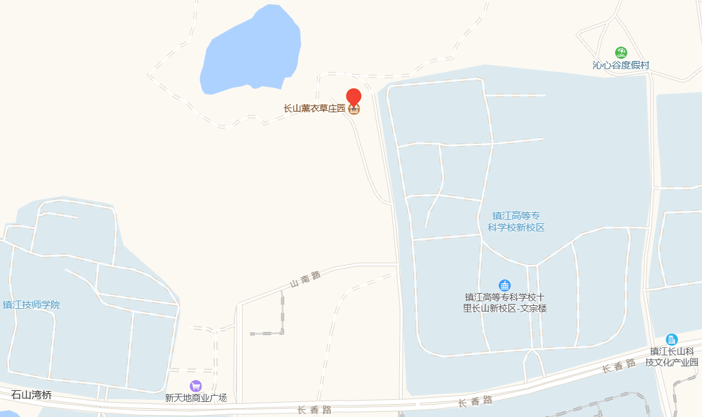 交通指南 江苏省镇江市丹徒区长山薰衣草庄园