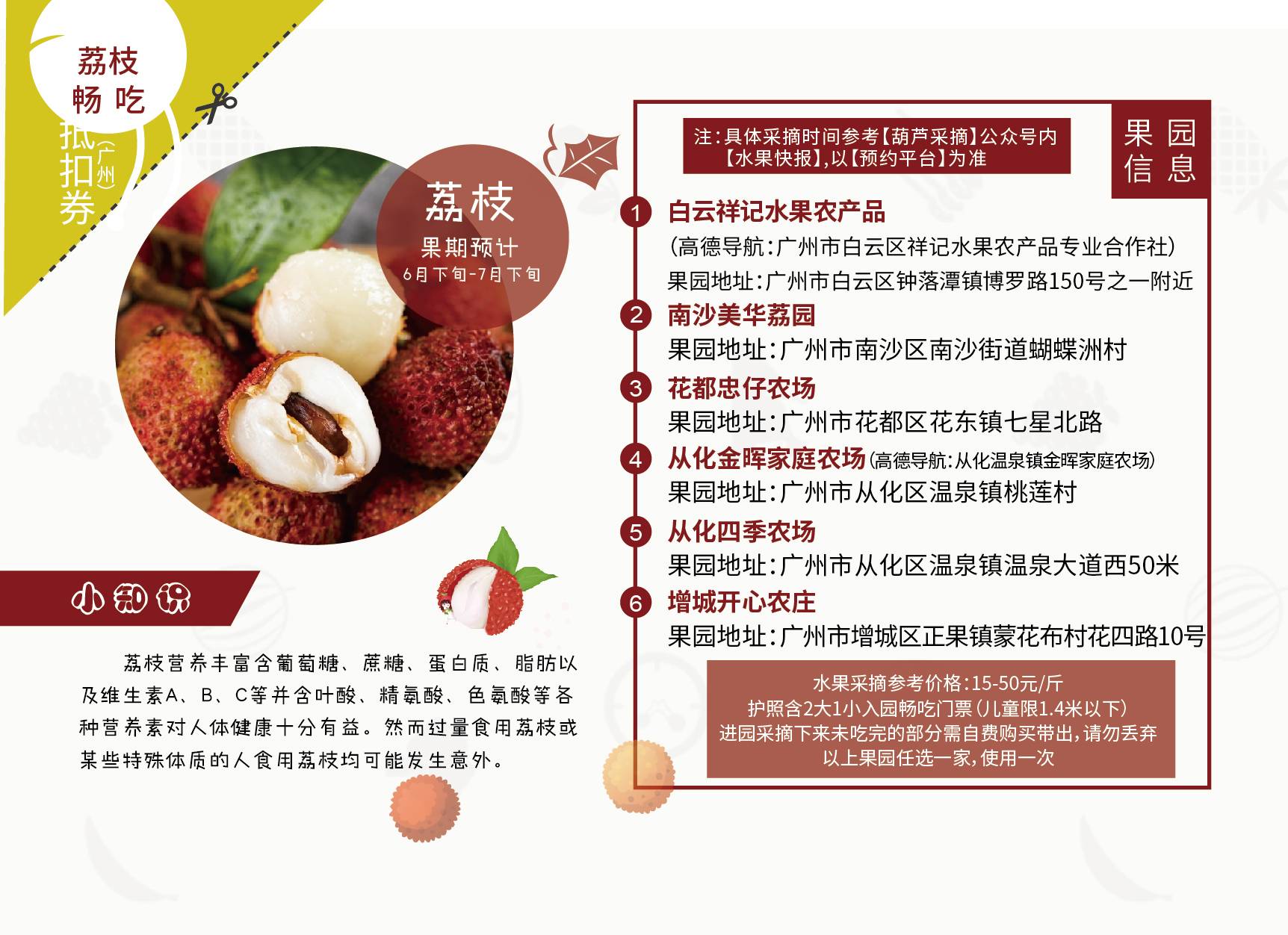 【广州】2020广州版水果护照重磅登场！299元秒杀价值1700多元的全家采摘神器！30家果园，7次任吃，免费带走26斤水果！还有亲子活动哟！