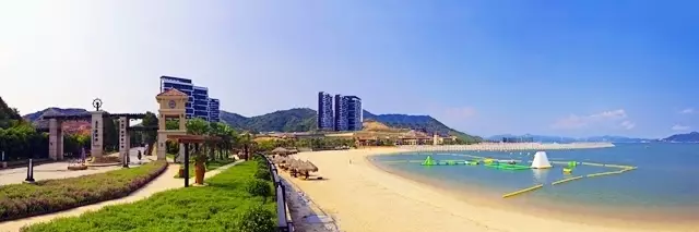 【惠州】468元抢惠州全新日式、地中海风情180°全海景房~无边际泳池+私家沙滩，随你怎么玩！