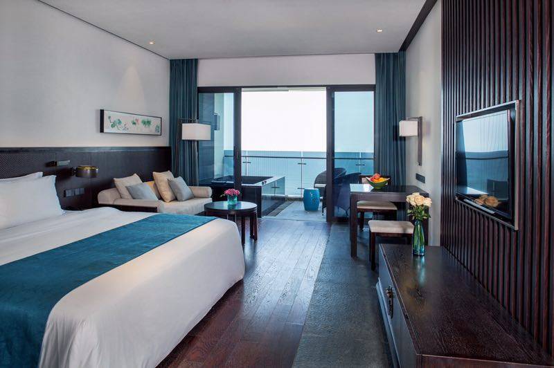 惠州檀悦豪生度假酒店 高级海景大床房 含双早  ①或②号楼的3-9楼