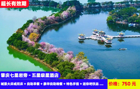 【肇庆七星岩旁-五星级星酒店】赠送价值368元豪华海鲜自助晚餐！饱览广东‘小桂林’山水奇观！住进山水画里旗舰C位畅游大泳池，绿道骑行吸氧！750元抢星酒店城景大床或双床+自助早餐+豪华自助晚餐+特色手信+迷你吧饮品+网红泳池+健身房+星湖绿道骑行，七星岩3分钟即到（售至26.12.30）