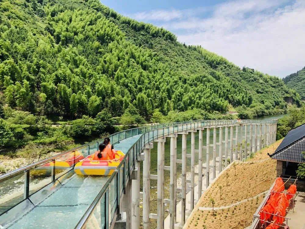 黄山景区门票 杨家寨高空玻璃漂流