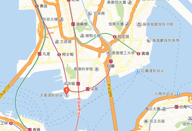 登船地址 一,深圳羅湖→香港尖沙咀天星碼頭 推薦線路(地鐵):羅湖站