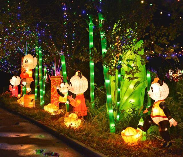 【广西桂林】七星伴月,璀璨七星~七星伴月灯会两大一小家庭套票只要46