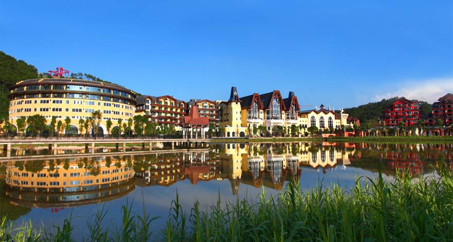 色彩缤纷的德国风情小镇河源巴伐利亚温泉二天游aq thzj