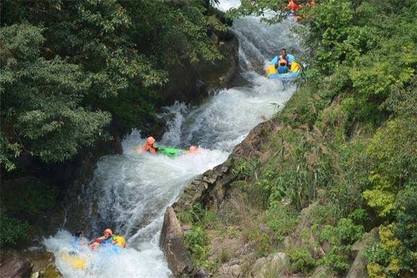 清远黄腾峡漂流 观光勇士漂成人票 1张