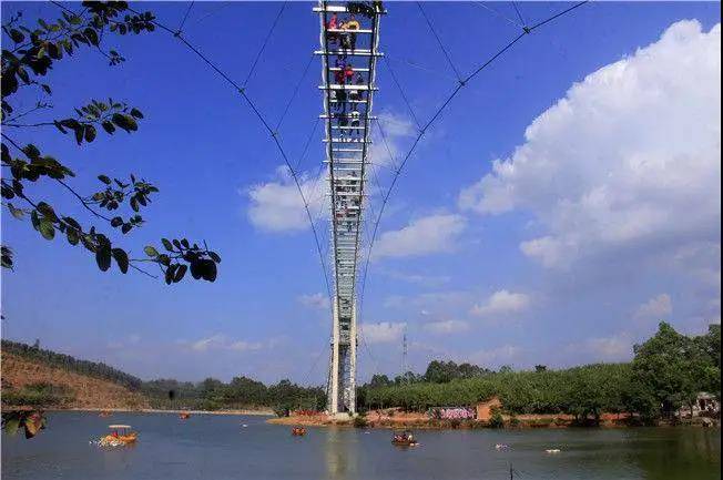 志惠农场大雁湖酷炫7d玻璃桥已经做好准备