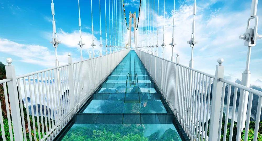 镇江世业洲玻璃桥图片