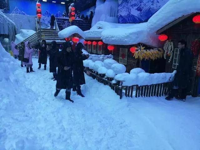 隐贤山庄飘雪乐园图片