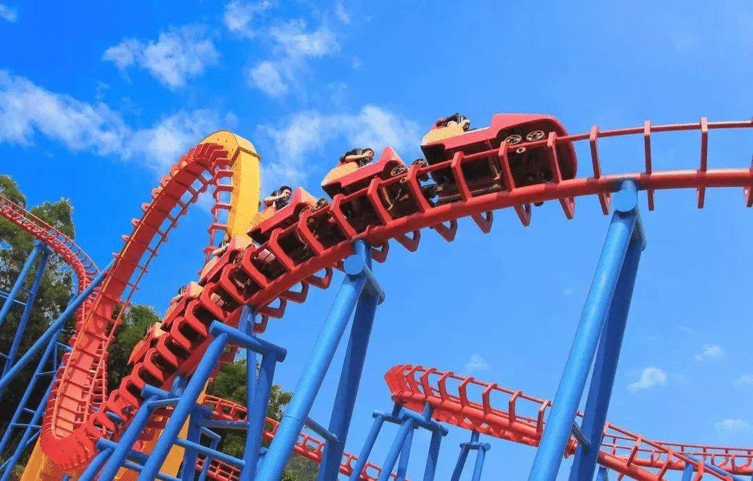 一进园区直奔主题 摇头飞椅,旋转迪士高,海盗船 浪漫咖啡杯,梦幻一号