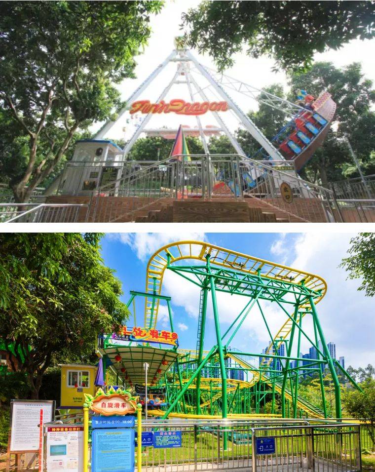 游客往往情不自禁的发出惊呼与欢笑 极大的提高了整个游乐场的欢乐