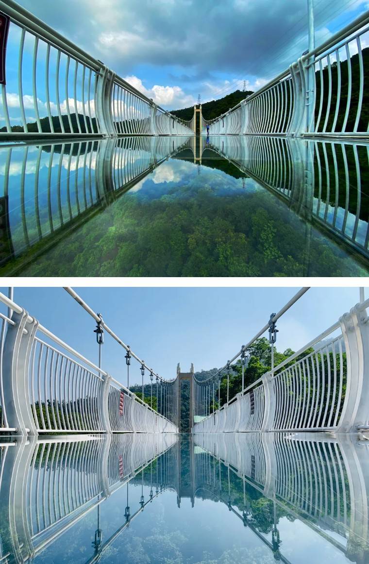 中山泉林玻璃桥图片