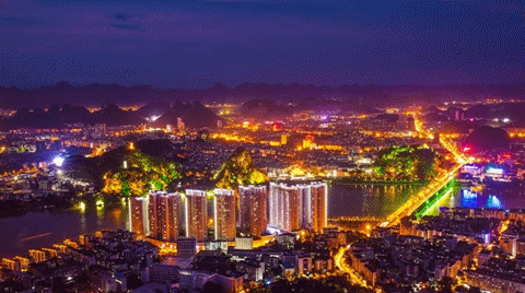 柳州夜景动图图片