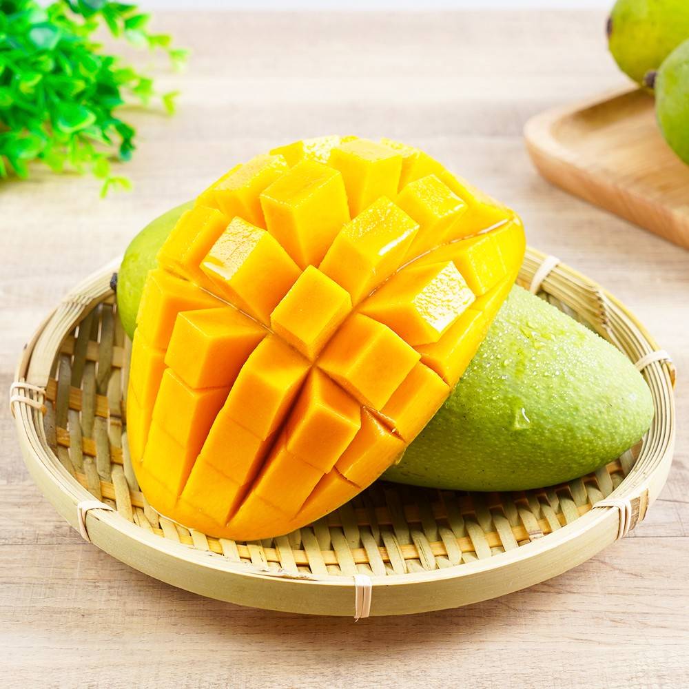 全国包邮芒果中的巨无霸499元抢128元西双版纳大青芒约10斤装皮薄肉厚