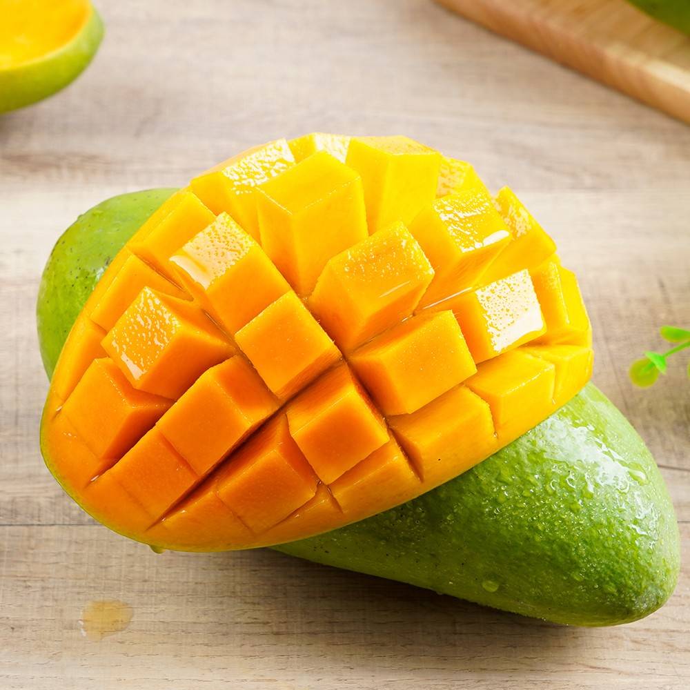 全国包邮芒果中的巨无霸499元抢128元西双版纳大青芒约10斤装皮薄肉厚