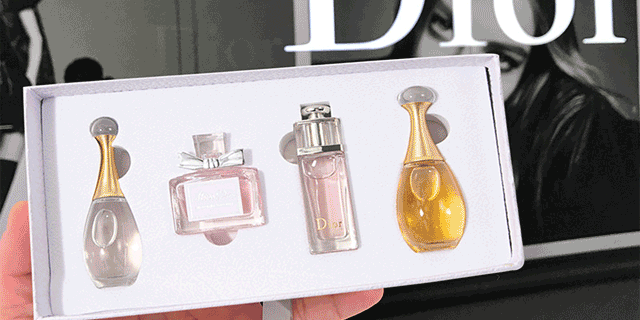 【全国包邮】官方授权，假一赔十！128元抢『Dior迪奥·真我女士淡香水』四件套5ml；轻松拿下四款大牌经典香水，拥有迷人精致氛围感！