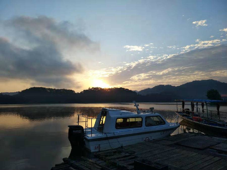 陽明湖國家溼地公園腹心地帶月亮島金沙島珍珠島情侶島望夫島大象島