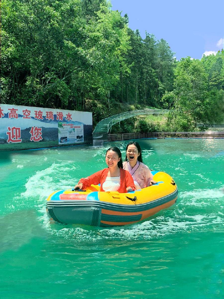宜春三爪仑高空玻璃漂流成人票 滑草105元(含观光车)