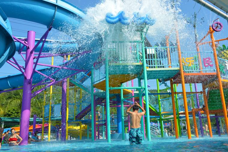 东莞水濂山乐民水上乐园|家庭套票(2大1小)【期票!