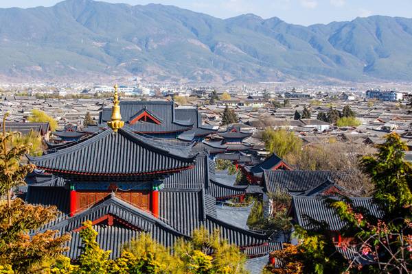 麗江拉市海溼地套票1張 麗江木府景區門票1張 