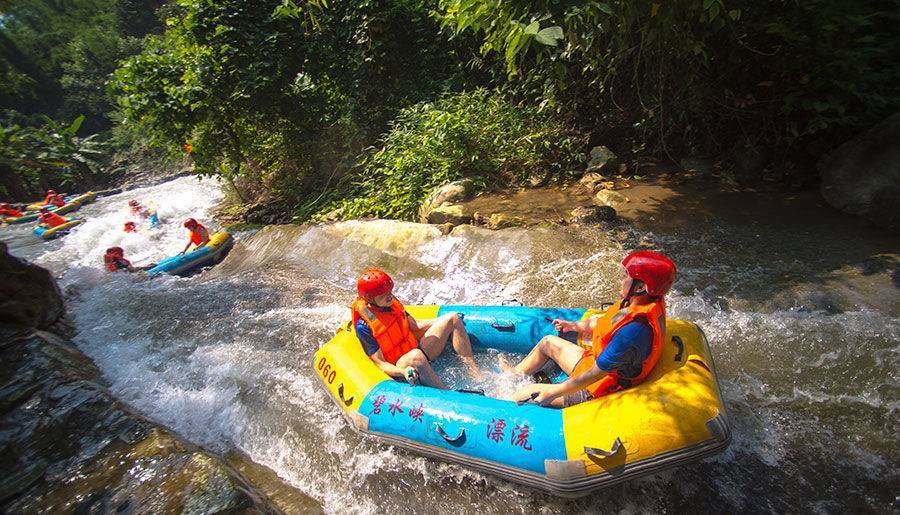 从化碧水峡漂流景区勇猛漂门票(全程)大小同价
