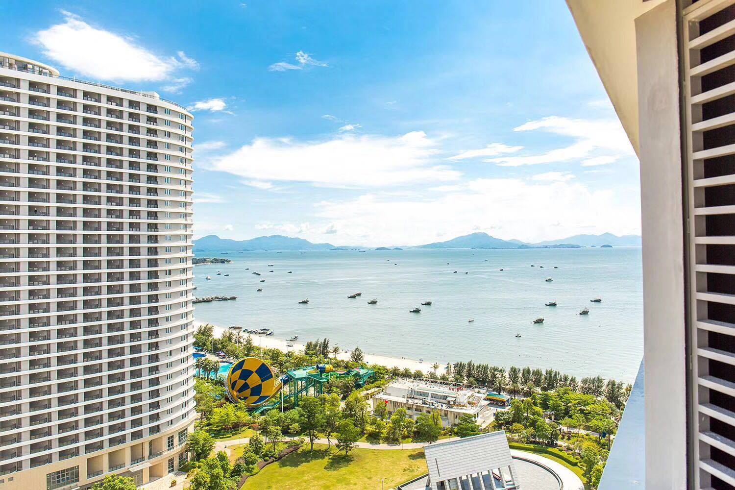 299元抢巽寮湾海公园d栋豪华海景房,叫上家人朋友,看浪漫海景,享受