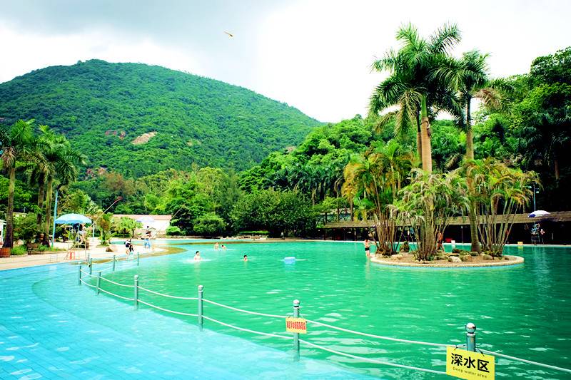 9中山逍遥谷(3人)套票(含山泉活水泳池 杂技表演 生态景区参观游览