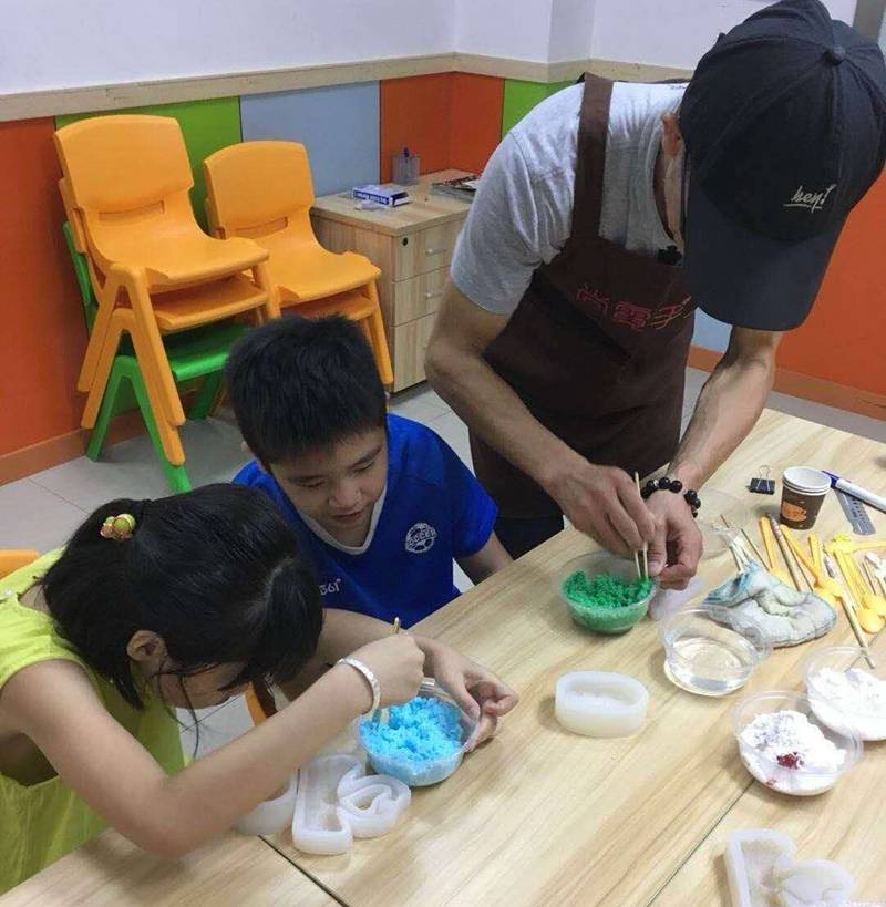 五彩盐雕diy制作过程