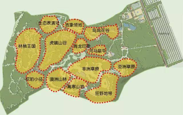 章丘野生动物园地图图片