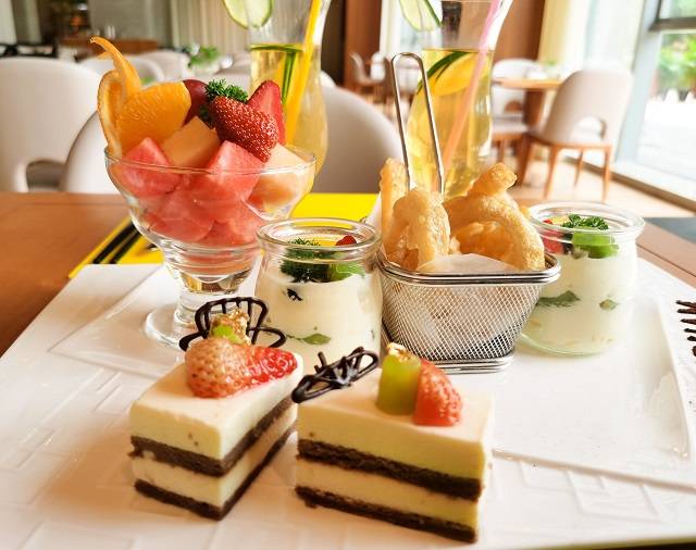 含双人自助早餐 双人下午茶 无限次使用私家泡池