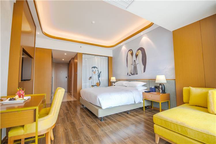 【周边酒店自驾游】新开业龙之梦欢乐世界大酒店主题房1晚 双早 动物