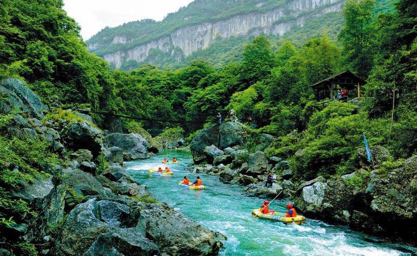 【贵阳】南江大峡谷门票 漂流 观光车成人票(激情漂流)