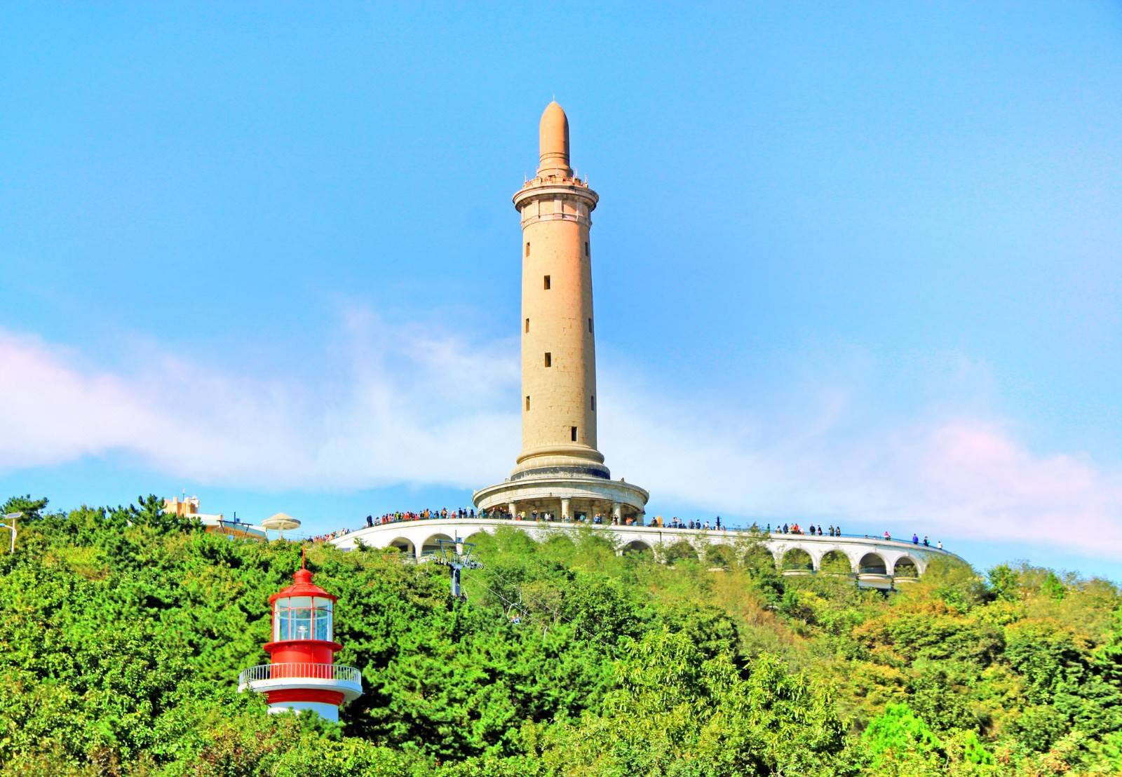 旅顺白玉山景区图片图片